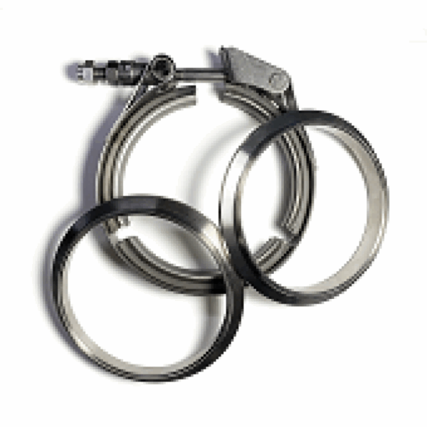 Stainless Bros 3.0in SS304 V-Band Quick Release Clamp Assembly (2 Flanges/1 Clamp)