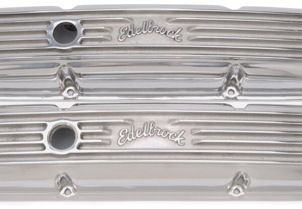 Edelbrock Valve Cover Classic Series Chevrolet 1959-1986 262-400 CI V8 Polshed