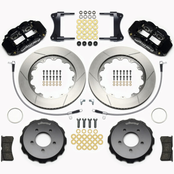 Wilwood Narrow Superlite 6R Front Hat Kit 14.00in 2005-Up Mazda Miata w/ Lines