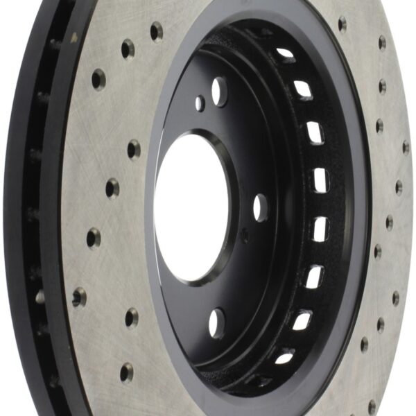 StopTech Sport Cross Drilled Brake Rotor - Front Left