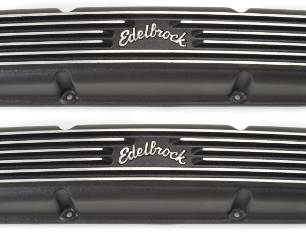 Edelbrock Valve Cover Classic Series Chevrolet 1959-1986 262-400 CI V8 Black