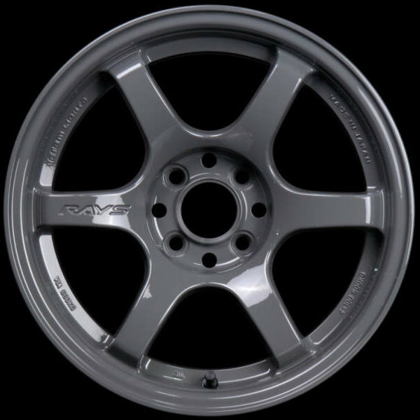 Gram Lights 57DR 15x8.0 +35 4-100 Glossy Gray Wheel