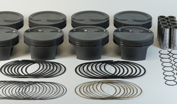 Mahle MS Piston Set GM L92/LS3 370ci 4.030in Bore 3.622in Stk 6.125in Rod .927 Pin -12cc 9.2 CR