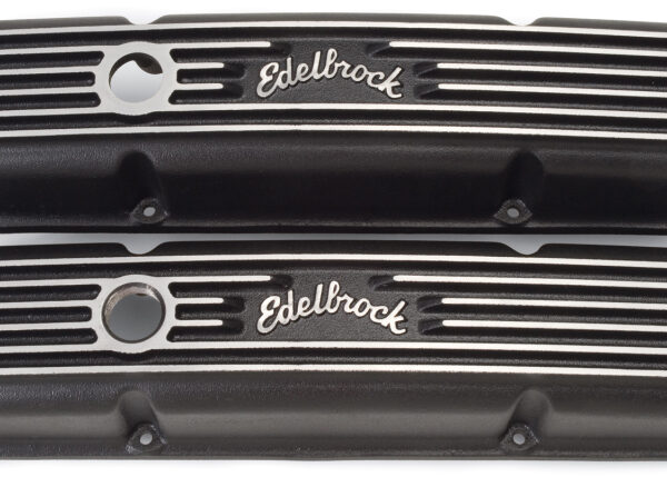 Edelbrock Valve Cover Classic Series Chevrolet 1959-1986 262-400 CI V8 Black