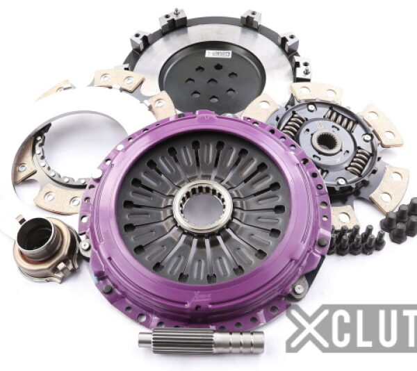 XClutch 1997 Mitsubishi Lancer EVO IV 2.0L 9in Twin Sprung Ceramic Clutch Kit