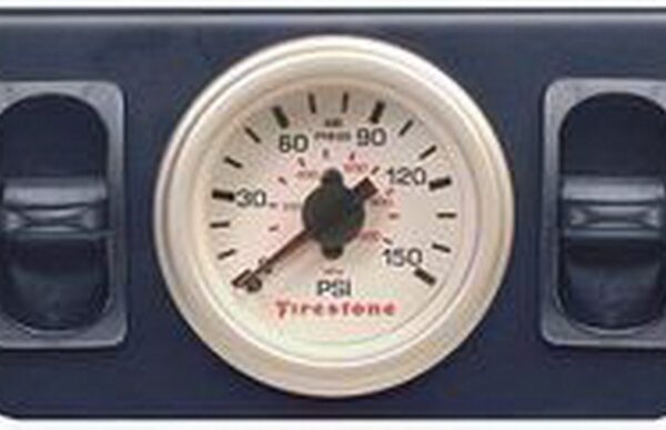 Firestone Air Adjustable Leveling Electric Control Panel w/Dual Gauge 0-150psi - White (WR17602260)