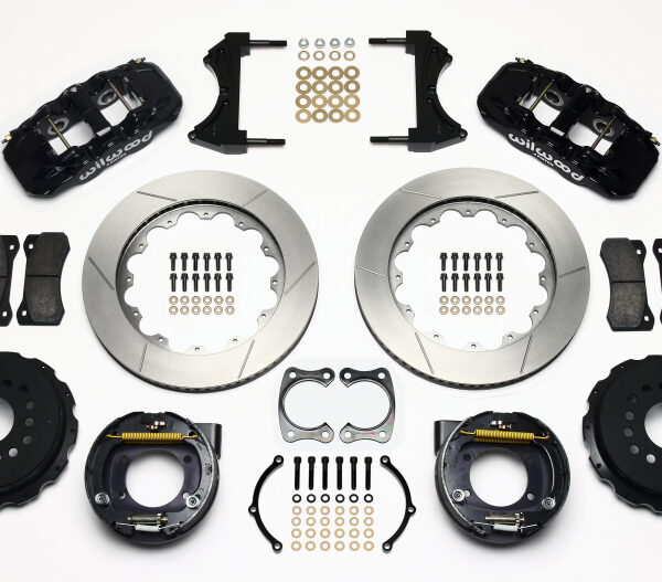 Wilwood AERO4 Rear P-Brake Kit 14.00in Big Ford New Style 2.50in Offset