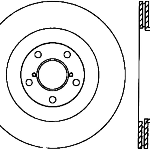 Stoptech 06-07 WRX / 05-08 LGT Rear CRYO-STOP Rotor