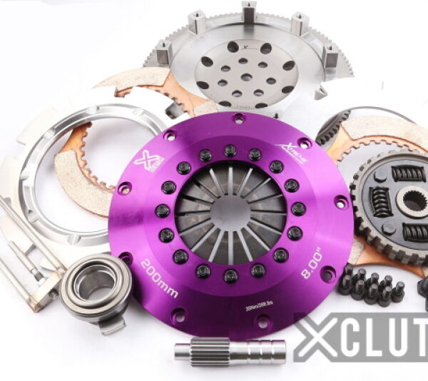 XClutch 1997 Mitsubishi Lancer EVO IV 2.0L 8in Twin Sprung Ceramic Clutch Kit