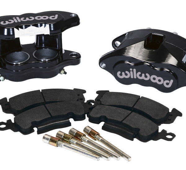 Wilwood D52 Front Caliper Kit - Black Pwdr 2.00 / 2.00in Piston 1.04in Rotor