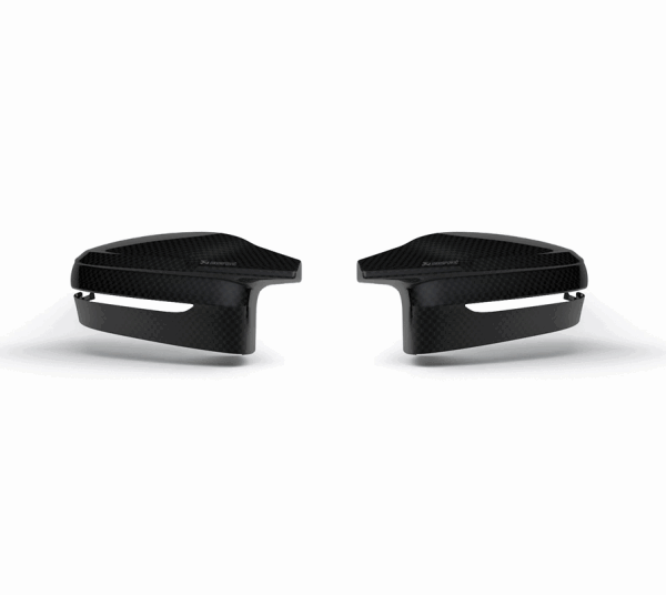 Akrapovic 2021+ BMW (G87) M2, (G80) M3 & (G82) M4 Mirror Cap Set- Gloss Carbon