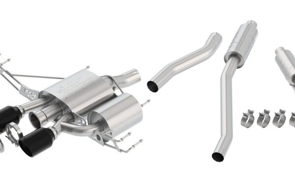 Borla 17-18 Honda Civic Type-R FK8 ATAK Cat-Back Exhaust w/ Ceramic Black Tips