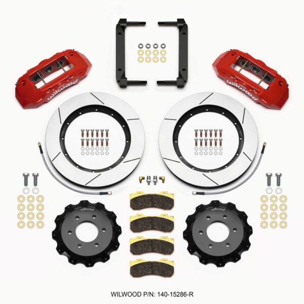 Wilwood TX6R Front Kit 15.50in Red 2004-08 Ford F150 - 4WD