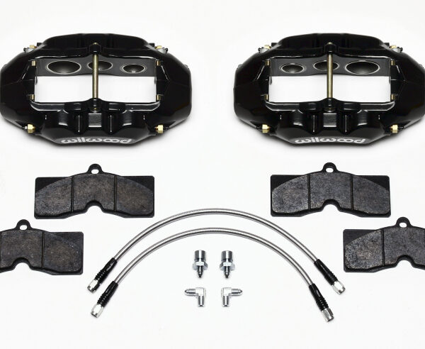 Wilwood D8-6 Front Caliper Kit Black Corvette C2 / C3 65-82