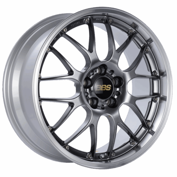 BBS RS-GT 18x8.5 5x120 ET38 CB72.5 Diamond Black Center Diamond Cut Lip Wheel