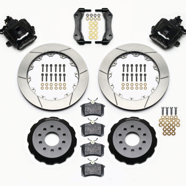 Wilwood Combination Parking Brake Rear Kit 12.88in Mustang 94-04