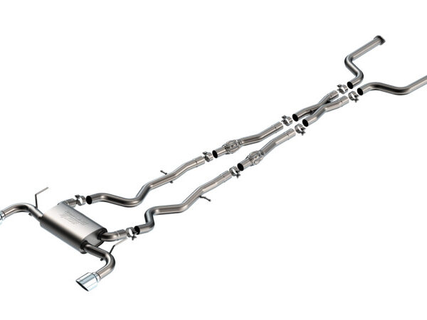 Borla 16-24 Infinity Q50 (Auto V6) S Type Cat Back - Chrome Tip