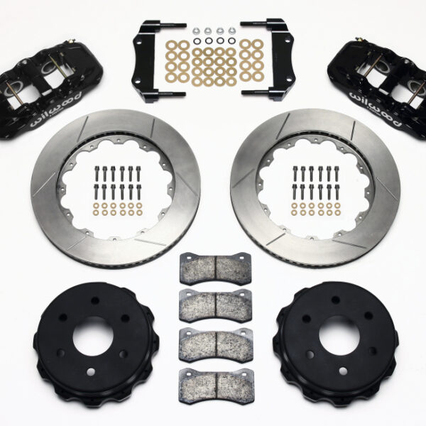 Wilwood AERO4 RearTruck Kit 14.25in 1999-2010 GM 1500-SUV 1 Piston OE Caliper