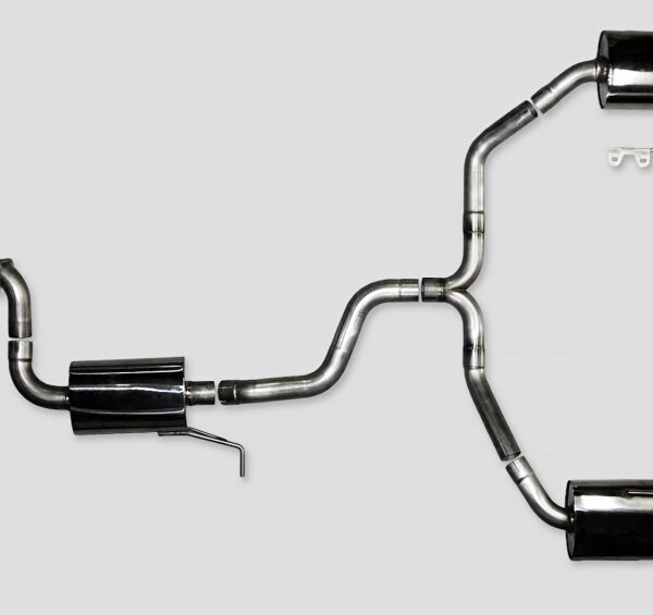 AWE Tuning VW CC Touring Edition Exhaust Dual Outlet - Chrome Silver Tips