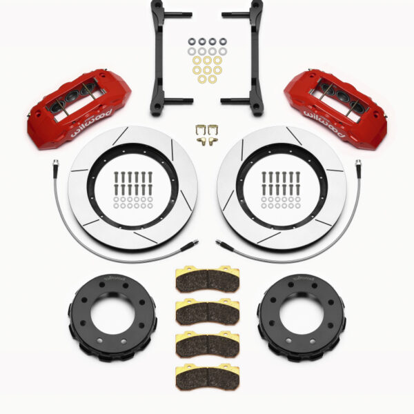 Wilwood TX6R Front Kit 15.00in Red 2011-2015 GM Truck/SUV 2500