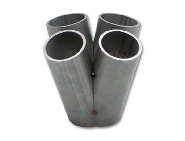 Vibrant 4 into 1 SS Turbo Mani Collector for All T4 in Flange 48mm Pipe OD 4.75in tall 78mmx64mm out