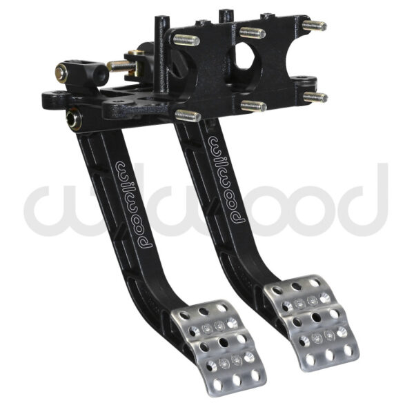 Wilwood Adjustable Dual Pedal - Brake / Clutch - Rev. Swing Mount - 5.1:1
