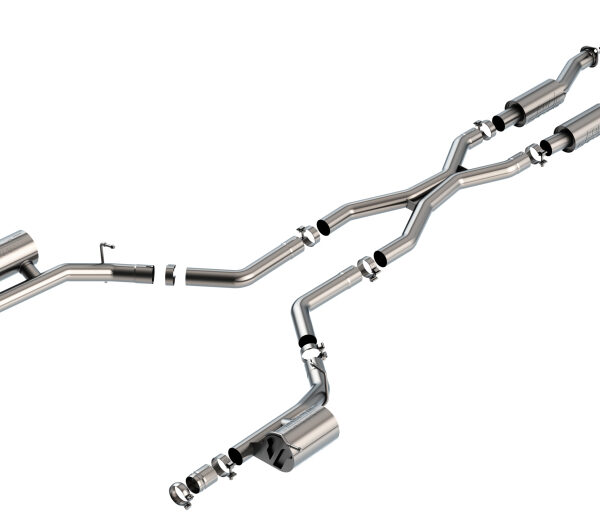 Borla 2021+ Dodge Durango SRT Hellcat 6.2L V8 AWD S-Type Cat-Back Exhaust System - Factory Tips