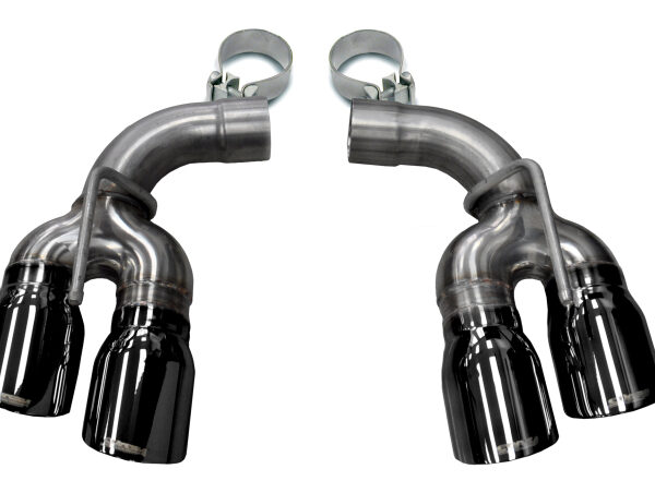 Corsa 2017-24 Chevy Camaro ZL1 2.75in Inlet / 4.0in Outlet Black PVD Tip Kit (For Corsa ExhaustOnly)