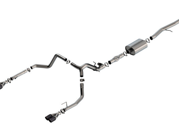 Borla 2024 Chevy Silverado 1500 6.2L V8 ATAK Catback Exhaust w/ Simulator - CF Black Anodized