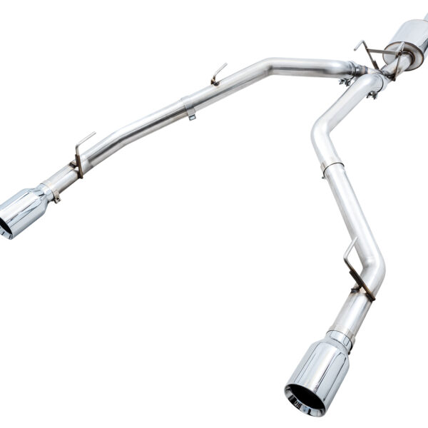 AWE Tuning 09-18 RAM 1500 5.7L (w/o Cutout) 0FG Dual Rear Exit Cat-Back Exhaust - Chrome Silver Tips