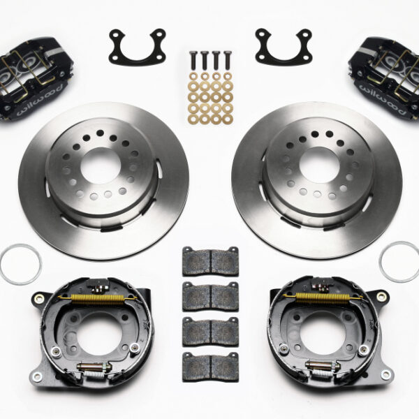 Wilwood Dynapro Dust-Boot P/S Park Brake Kit Small Ford 2.50in Offset