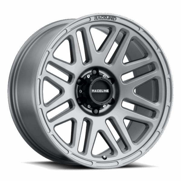 Raceline 944GS Outlander 17x9in / 8x170 BP / -12mm Offset / 125.2mm Bore - Greystone Wheel