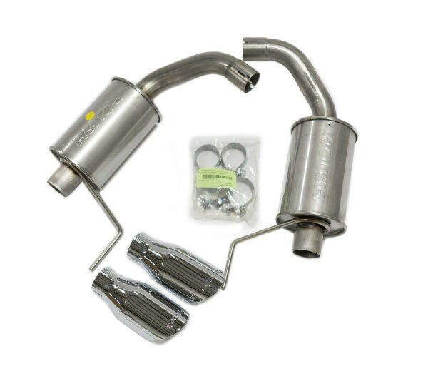 Roush 2015-2024 Ford Mustang 3.7L/2.3L V6/I4 Exhaust Kit w/ Round Tips
