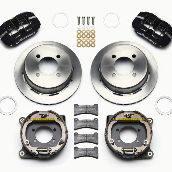 Wilwood Dynapro Low-Profile 11.00in P-Brake Kit Ford 7.5in Rear 2.80 Offset - 4-Lug