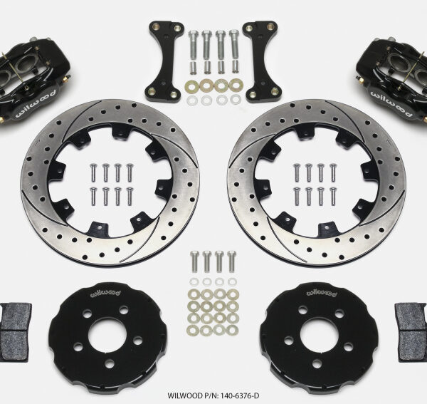 Wilwood Forged Dynalite Front Hat Kit 12.19in Drilled 00-04 PT Cruiser/03-04 SRT/4