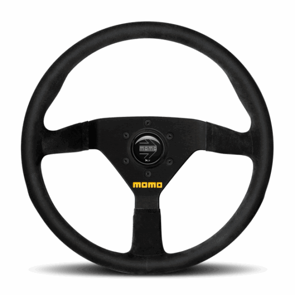 Momo MOD78 Steering Wheel 320 mm - Black Suede/Black Spokes