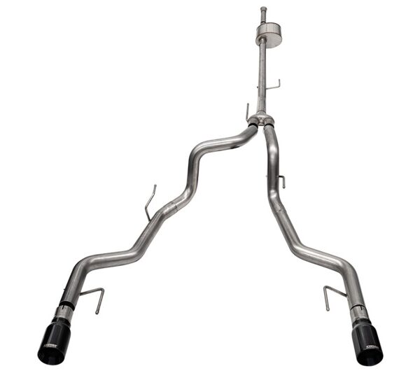 Corsa 2022-2024 2023 Ford F-150 SuperCrew/5.5ft Bed 5.0L V8 Xtreme Cat-Back Dual Rear Exit-BlackPVD