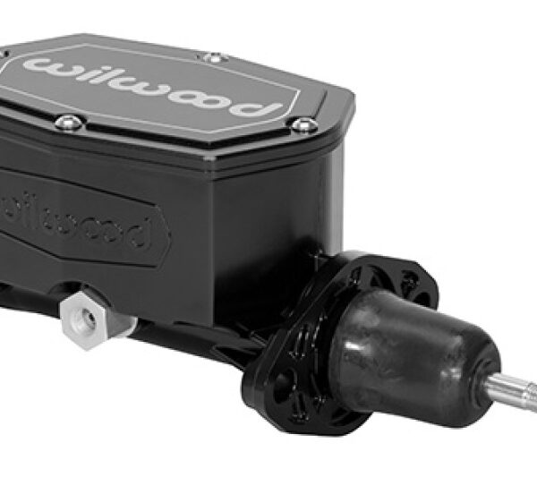 Wilwood Corvette C2 Compact Tandem Master Cylinder - 15/16in Bore Ball Black