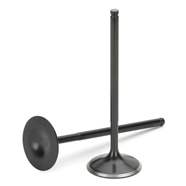 Supertech BMW S38 38.5x6.98x123.80mm Flat Black Nitrided Intake Valve - Set of 12