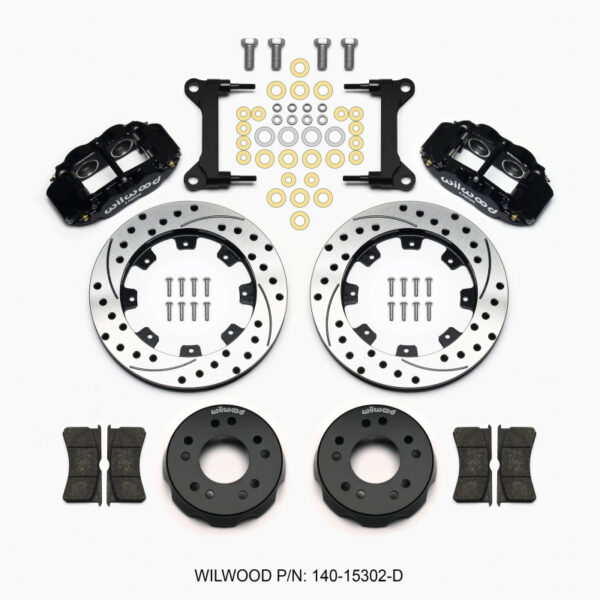 Wilwood Narrow Superlite 6R Front Kit 12.19in Drilled 63-87 C10 w/ Wilwood Pro Spindles