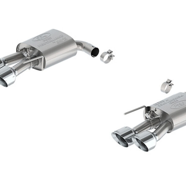 Ford Racing 2024 Mustang 5.0L Extreme Active Axle-Back w/Valance - Chrome Tip