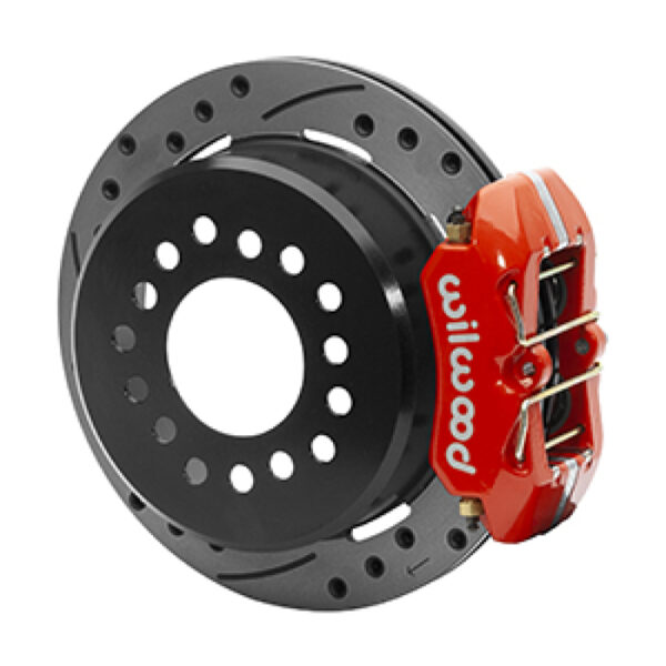 Wilwood Dynapro Low-Profile 11.00in P-Brake Kit Dust Seal 2.36in Offset - Drilled Red