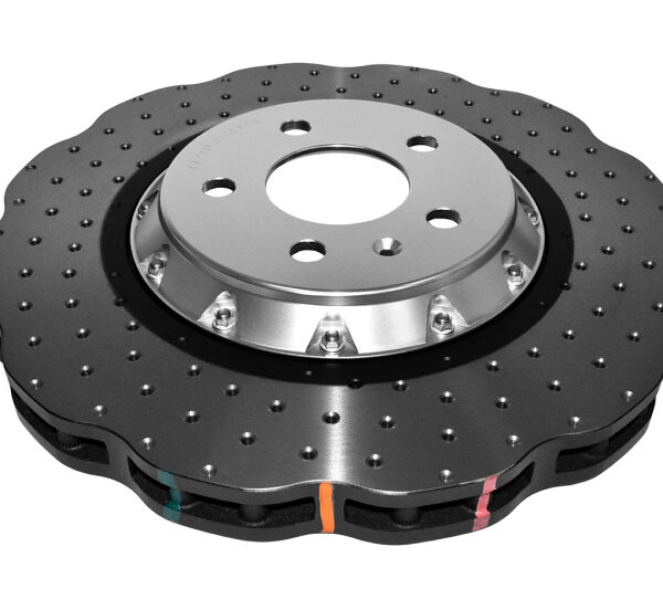 DBA 14-20 Audi A6 (w/345mm Front Rotor) Front 5000 Series Cross Drilled Rotor w/Silver Hat