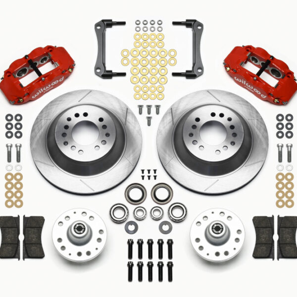 Wilwood Narrow Superlite 6R Front Hub & 1PC Rtr Kit 12.88in-Red 70-78 Camaro