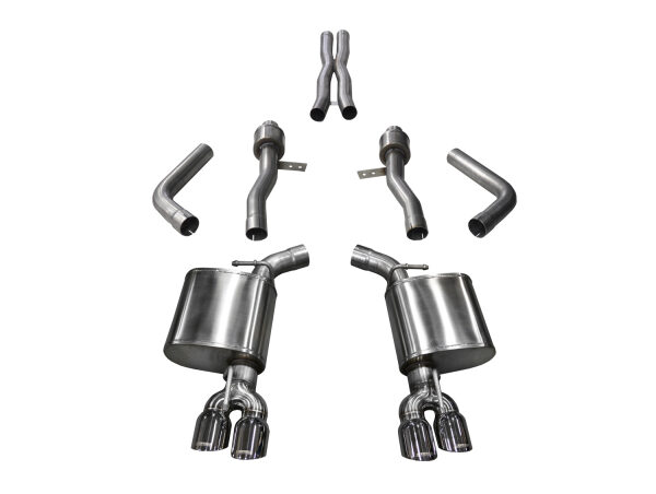 Corsa 2015-2023 Dodge Challenger Hellcat Dual Rear Exit Sport Exhaust w/ 3.5in Polished Tips