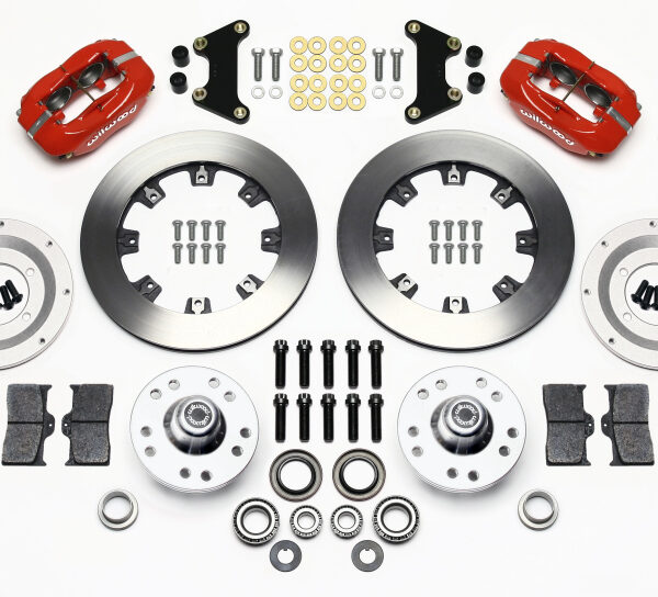 Wilwood Forged Dynalite Front Kit 12.19in Red 49-54 Chevy/53-62 Corvette (*Line Kit Needed*)