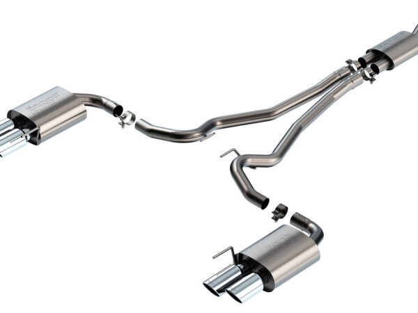 Borla 2024 Ford Mustang Ecoboost 2.3L Cat-Back Exhaust System S-Type w/ Quad Tip - Non-Active