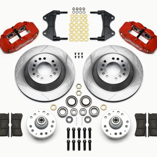 Wilwood Narrow Superlite 6R Front Hub & 1PC Rtr Kit 12.88in-Red WWE ProSpindle