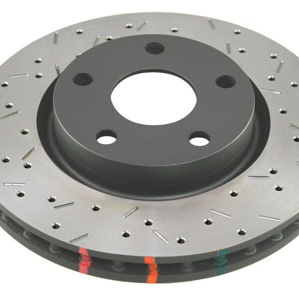 DBA 13-17 SRT Viper (w/1 Pc Rotor Excl TA Package) Front 4000 Series Cross Drilled Rotor w/Blk Hat