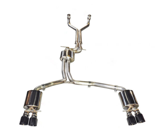 AWE Tuning Audi C7 / C7.5 S7 4.0T Touring Edition Exhaust - Diamond Black Tips